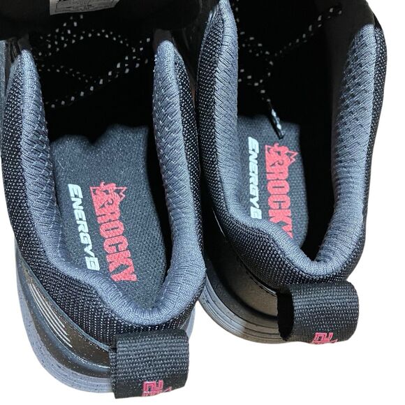 Rocky Work Sneakers Industrial AthletX 9.5 Black Steel Toe Safety EH - Picture 12 of 16